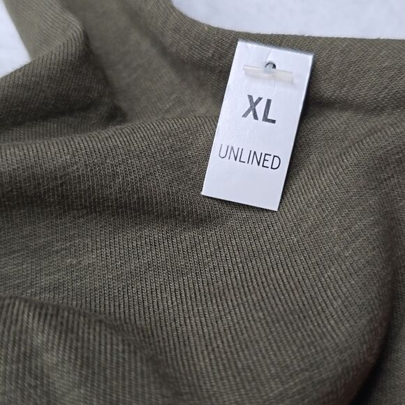 1270 NWT Base Cotton Unlined Scoop Bra Sz XL Casual New Olive - Picture 6 of 7